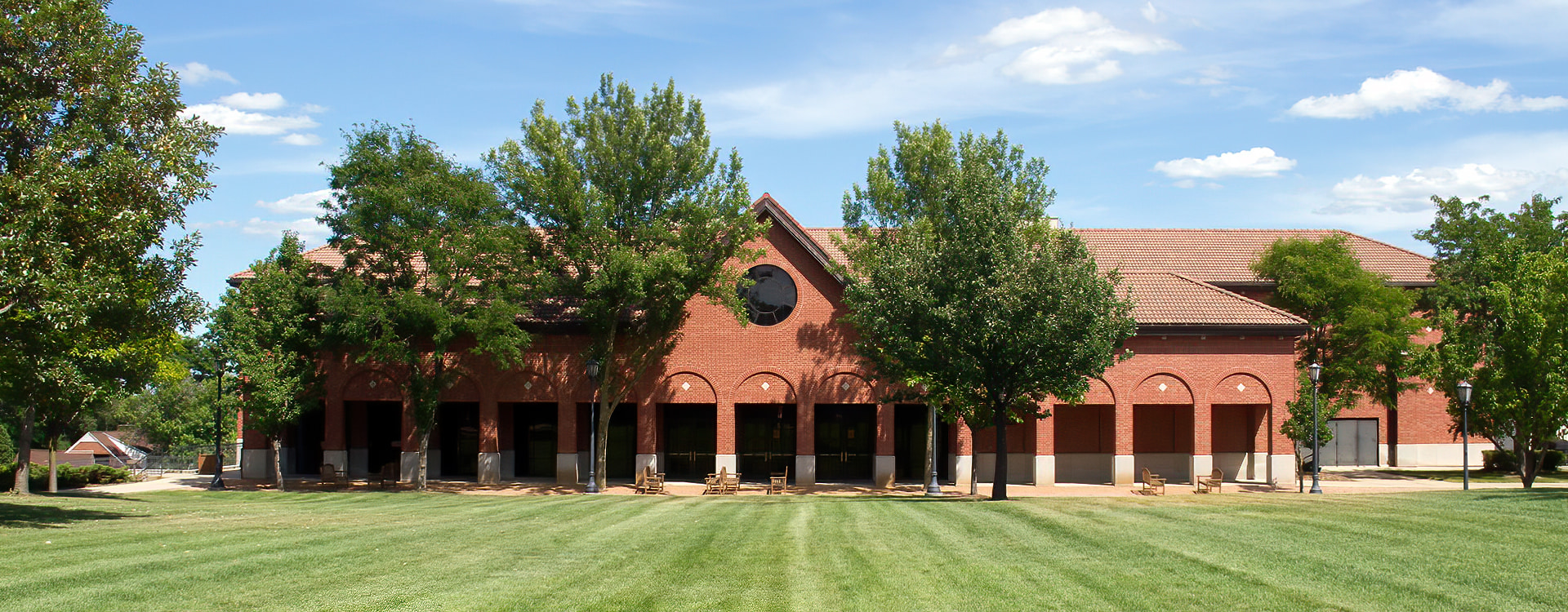 Recreation Complex exterior in summer
